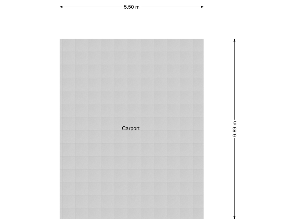 View floorplan of Carport of Westerhuizingerweg 16