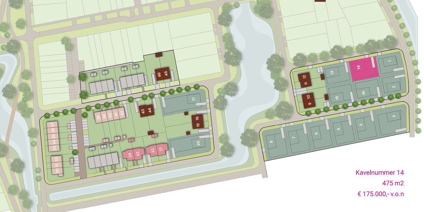 Foto 1 van Vrije kavel NoorderHorizon te Zuidhorn (Bouwnr. 14)