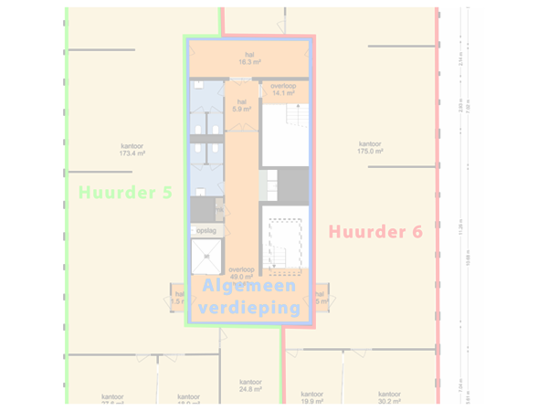 Plattegrond 2e verdieping