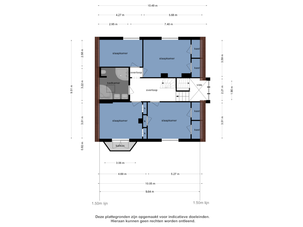 Bekijk plattegrond van 1e verdieping van Spuikade 3