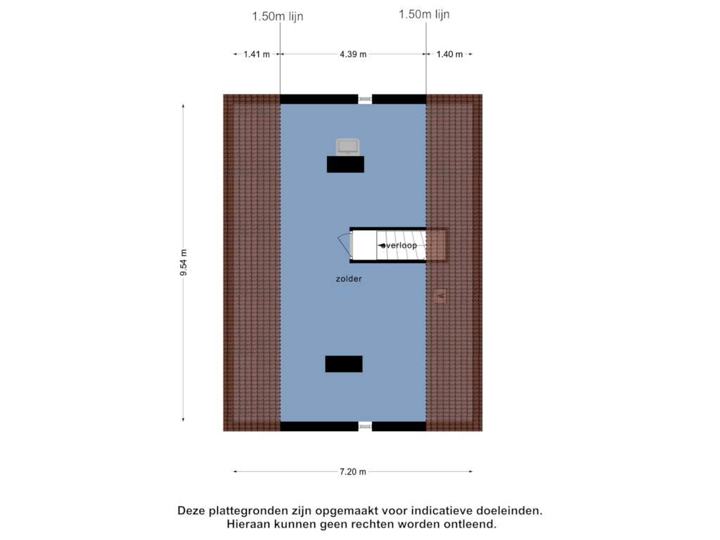 Bekijk plattegrond van 2e verdieping van Spuikade 3