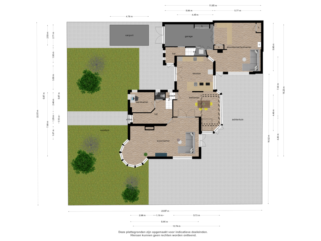 Bekijk plattegrond van Overzicht woning van Veluviaweg 12-B