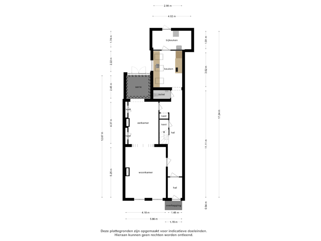 Bekijk plattegrond van Begane grond van Stationsstraat 13