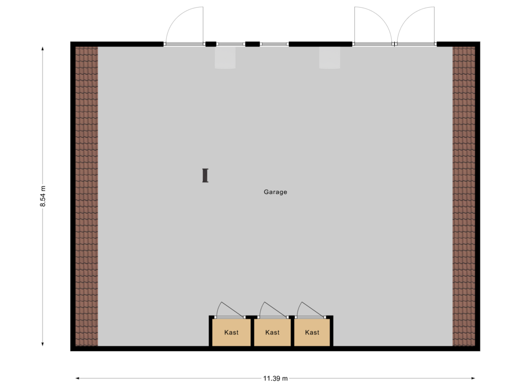 View floorplan of Garage 3 of Dennenweg 1