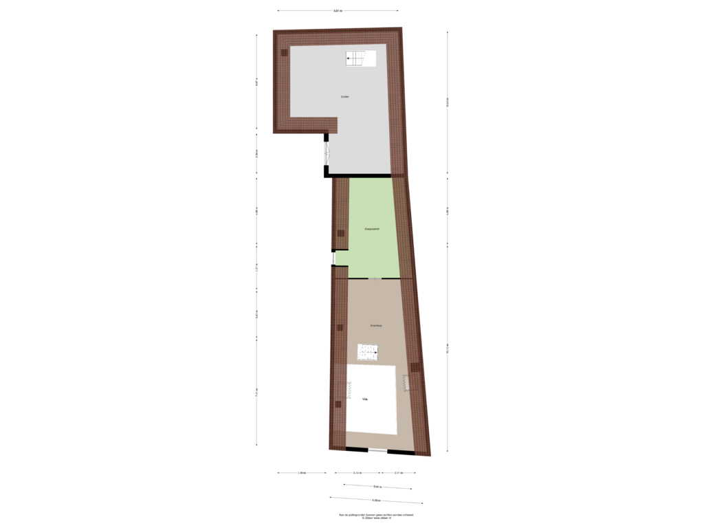 Bekijk plattegrond van Derde verdieping Bestaand van Laarstraat 128