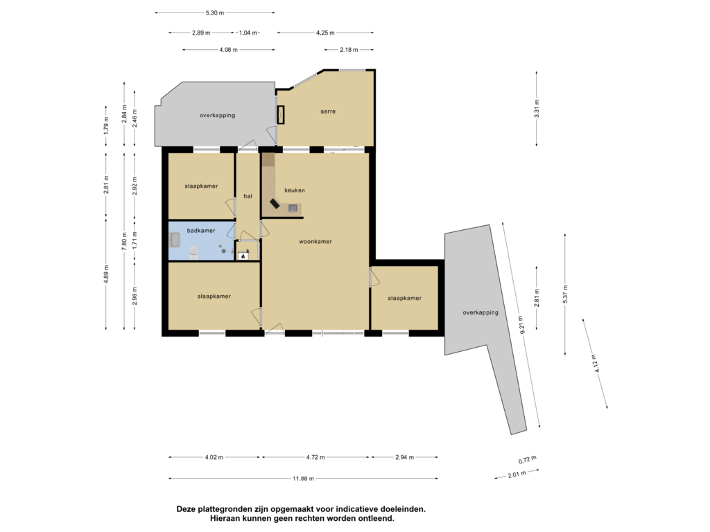 View floorplan of Bungalow of Stelleplas 94