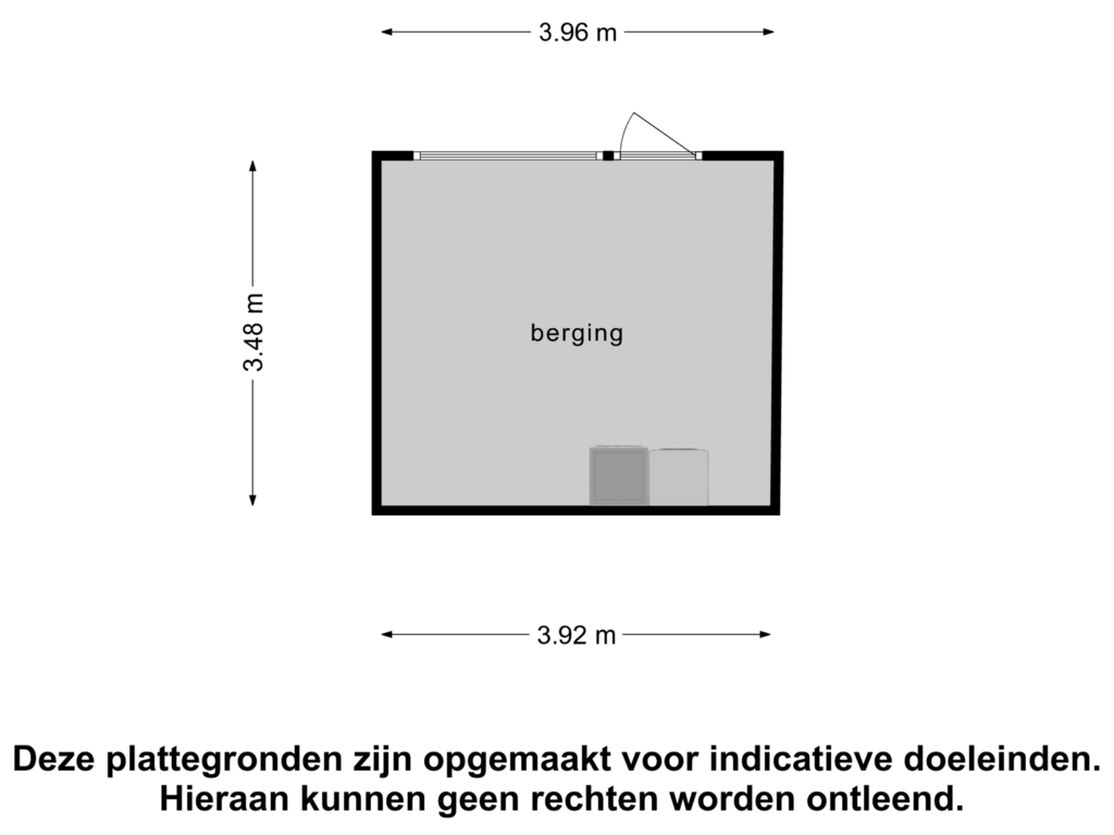 View floorplan of Berging 1 of Stelleplas 94