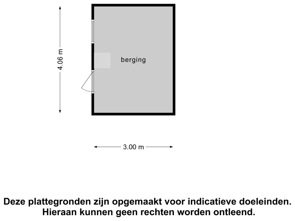 View floorplan of Berging 2 of Stelleplas 94