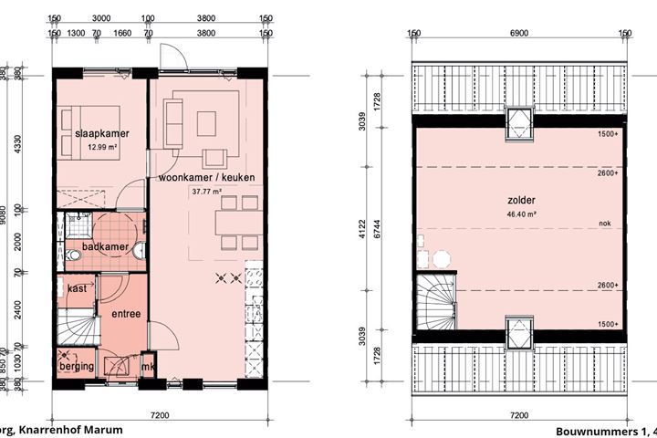 Bekijk foto 16 van Tussenwoning 6.6 breed (sociale koop) (Bouwnr. 5)