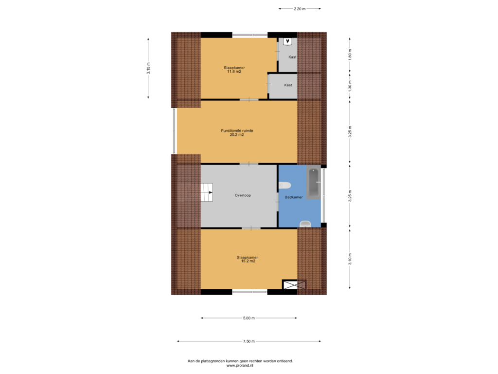 Bekijk plattegrond van 1e Verdieping van Koningin Julianaweg 92