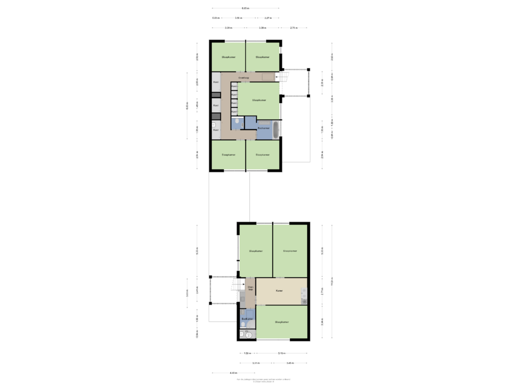 Bekijk plattegrond van Eerste verdieping van Veertels 5