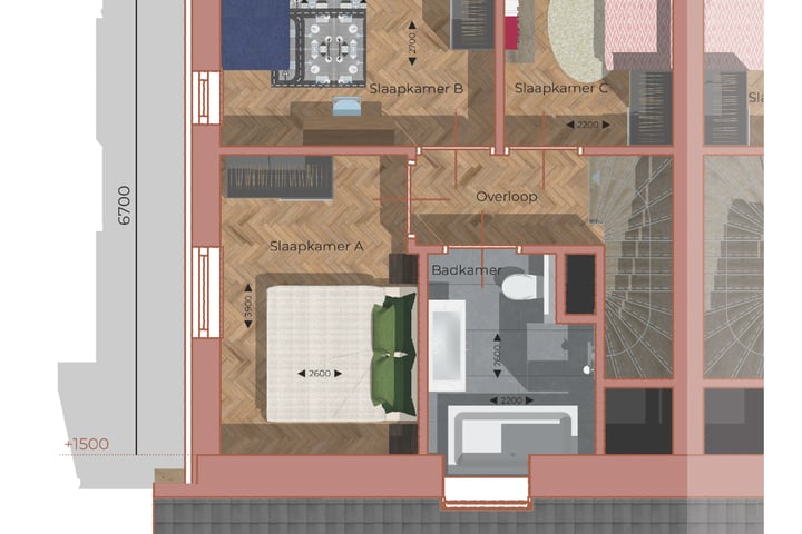 Bekijk foto 16 van Twee onder één kapwoning (Bouwnr. 7)