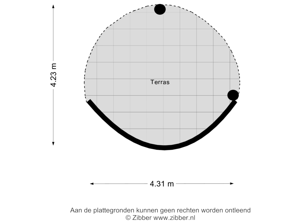 View floorplan of Terras of Archimedesstraat 22