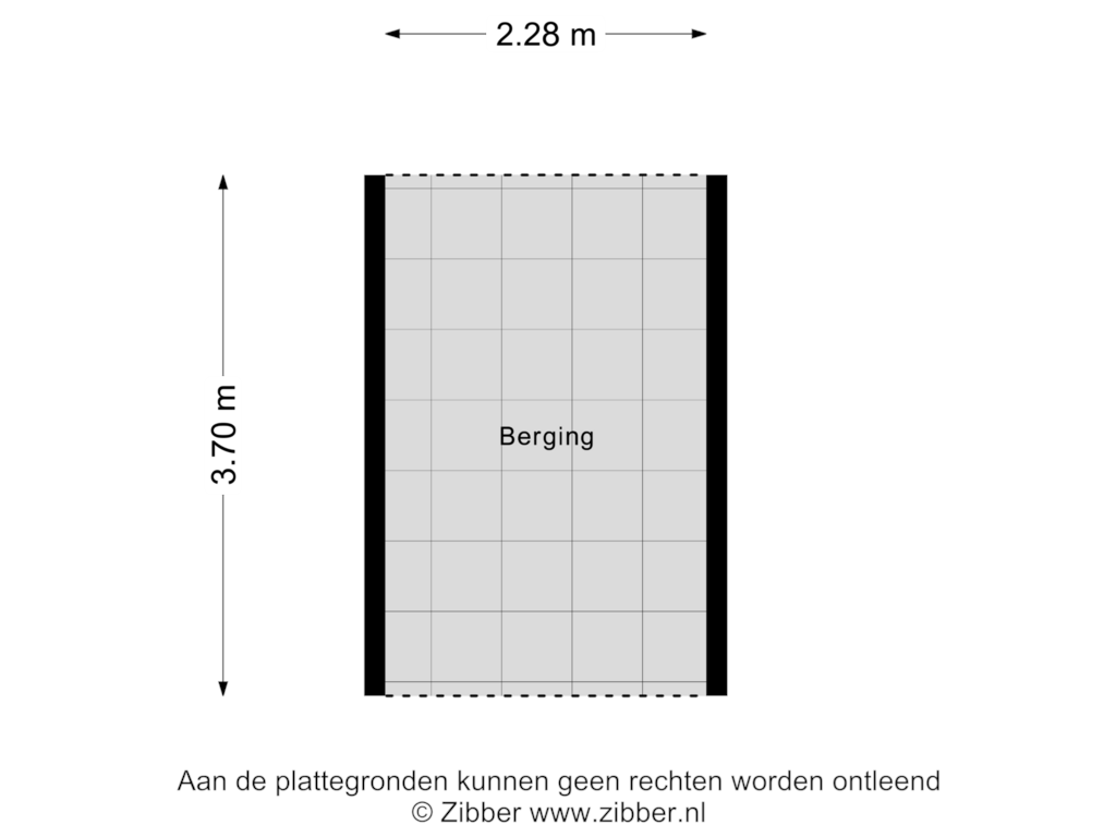 View floorplan of Berging of Archimedesstraat 22