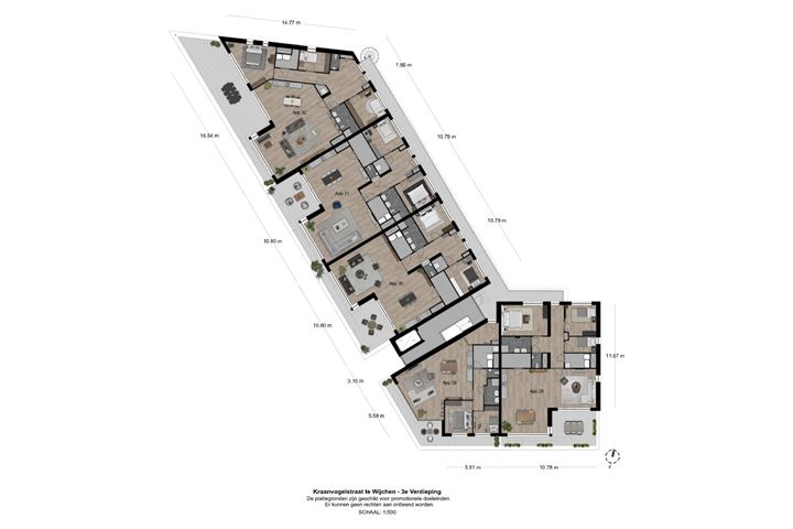 View photo 4 of Appartementen De Kraanvogel (Bouwnr. 29)