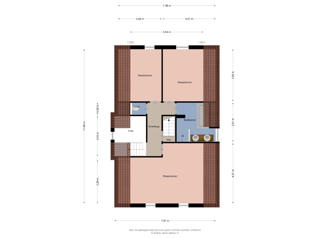 Bekijk plattegrond van Eerste Verdieping van Esdoornlaan 42