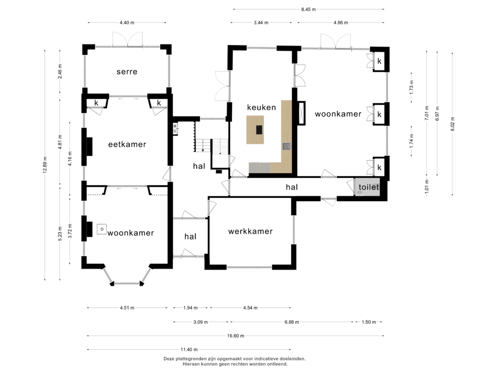 Bekijk plattegrond van Begane grond van Pater de Leeuwstraat 19