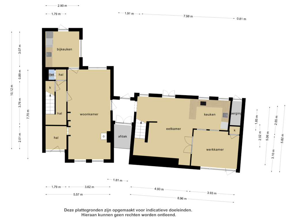 Bekijk plattegrond van Begane grond van Tuinstraat 17