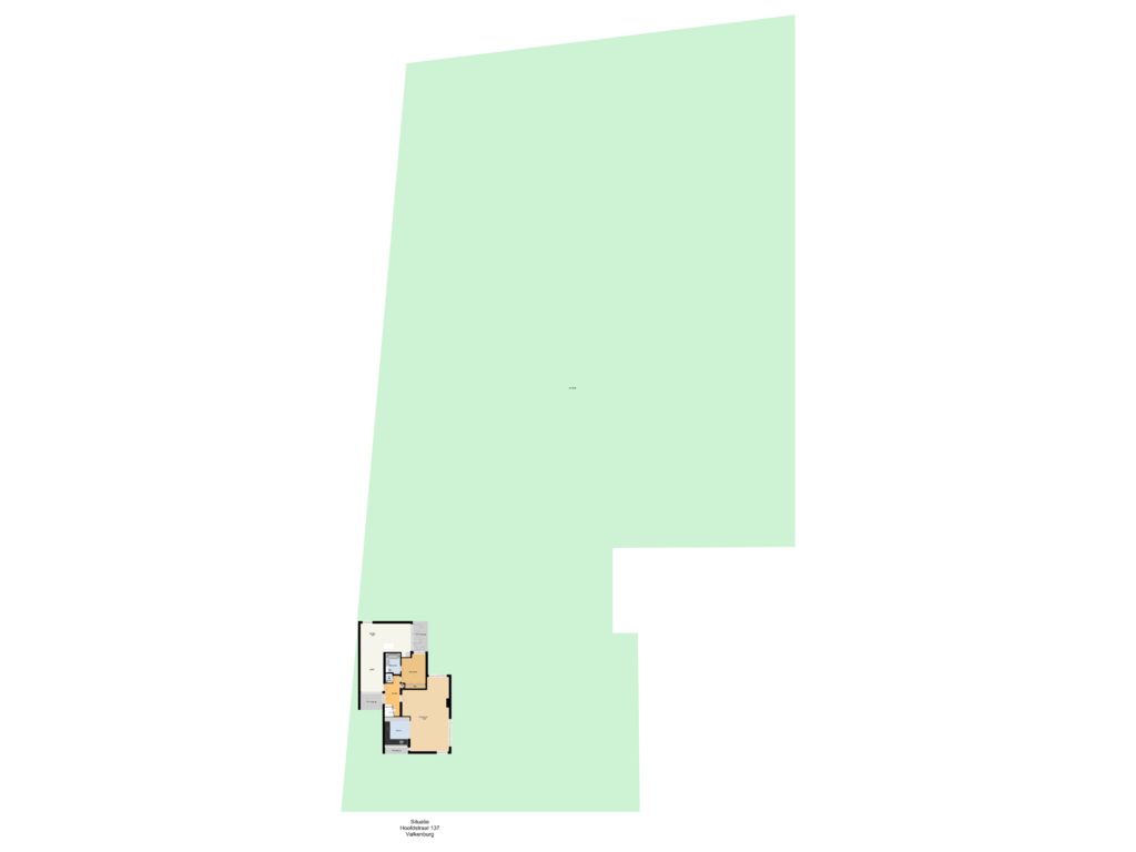 View floorplan of Situatie of Hoofdstraat 137