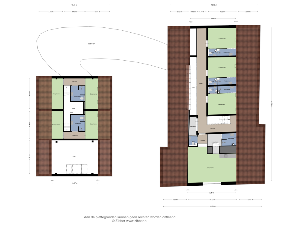 Bekijk plattegrond van Eerste Verdieping van Tolstraat 2