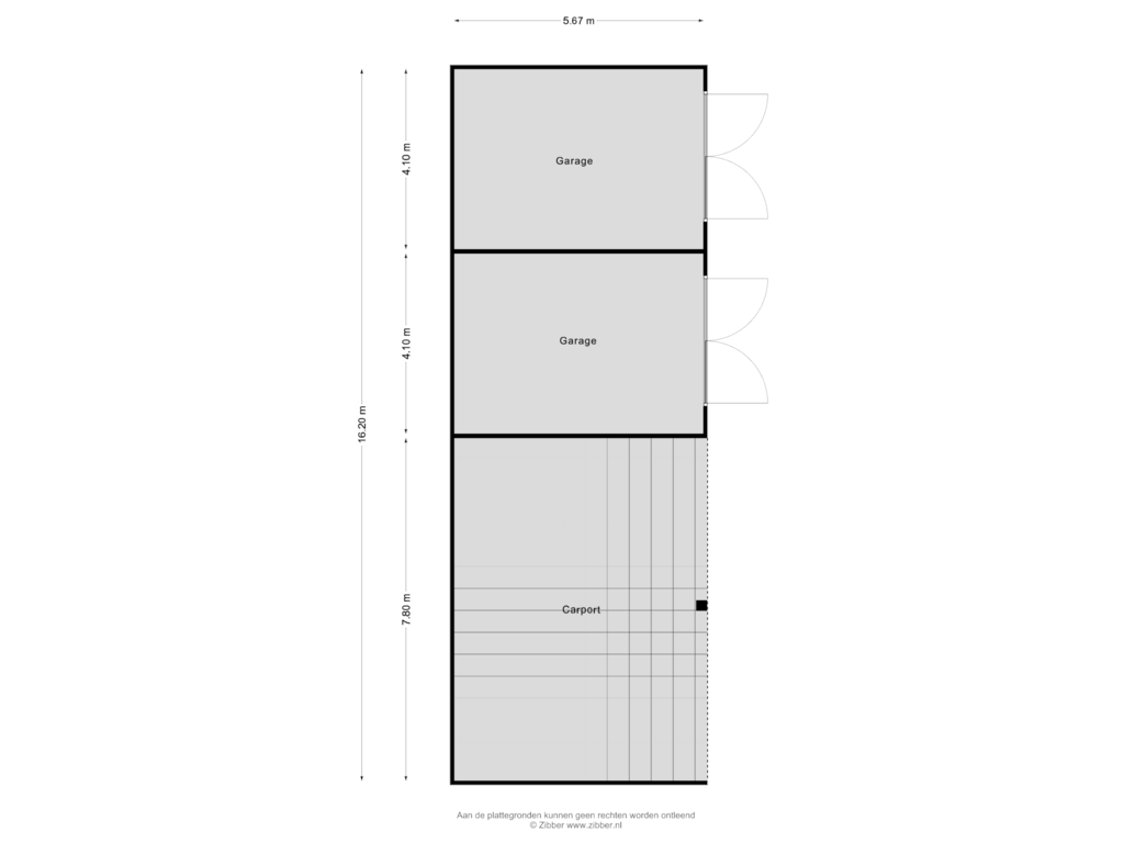 Bekijk plattegrond van Garage van Tolstraat 2