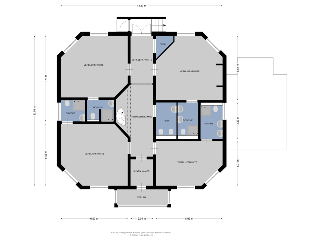 Bekijk plattegrond van Souterrain van Huisterheide 1