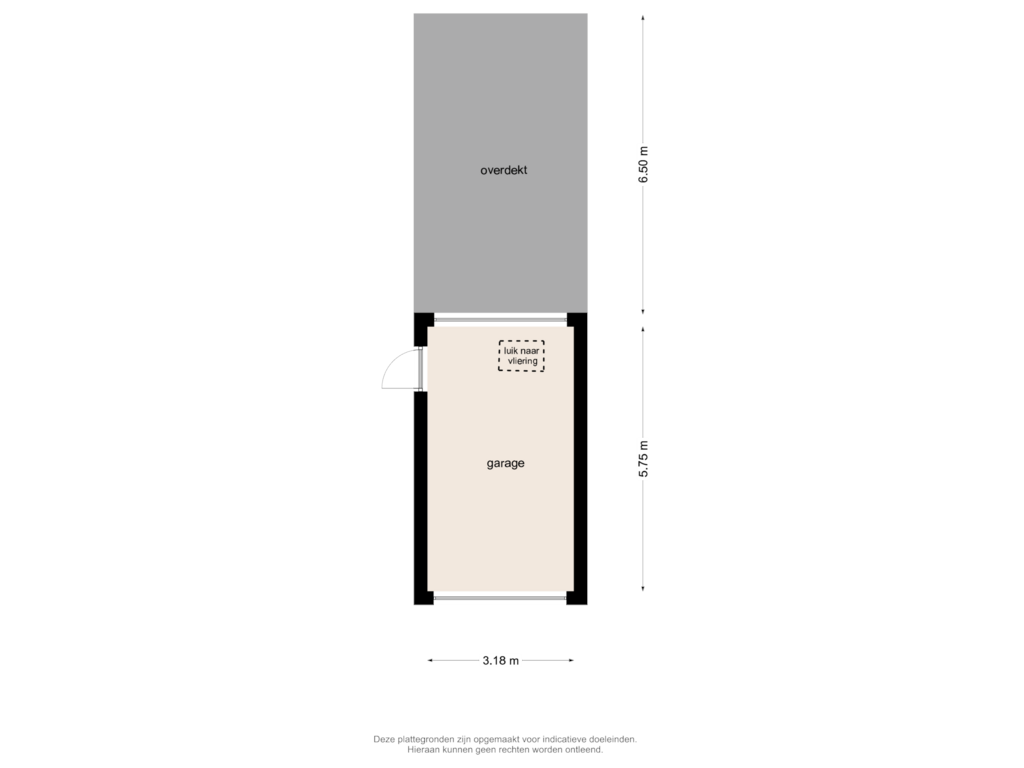 Bekijk plattegrond van Garage van Keslaerstraat 34