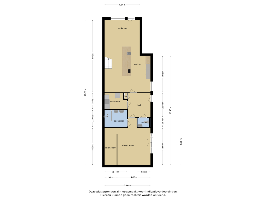 Bekijk plattegrond van Begane grond van Beeckendael 80