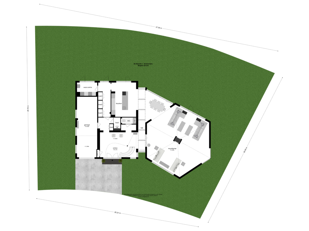 View floorplan of TUIN of De Borcht 2