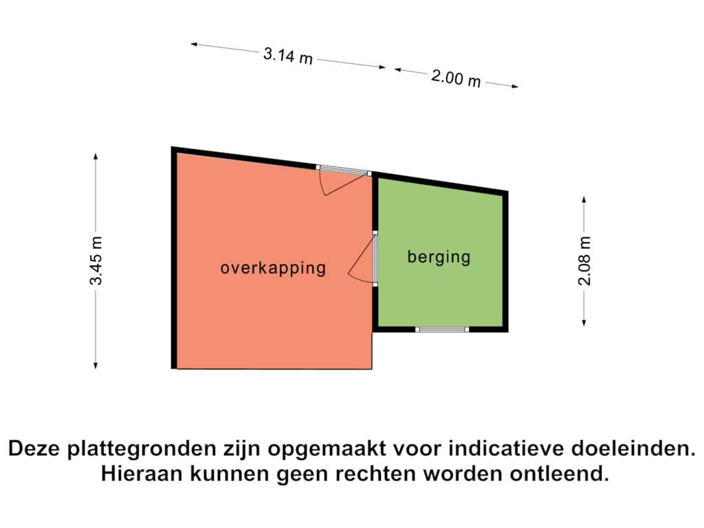 Bekijk plattegrond van Berging van Seisweg 60