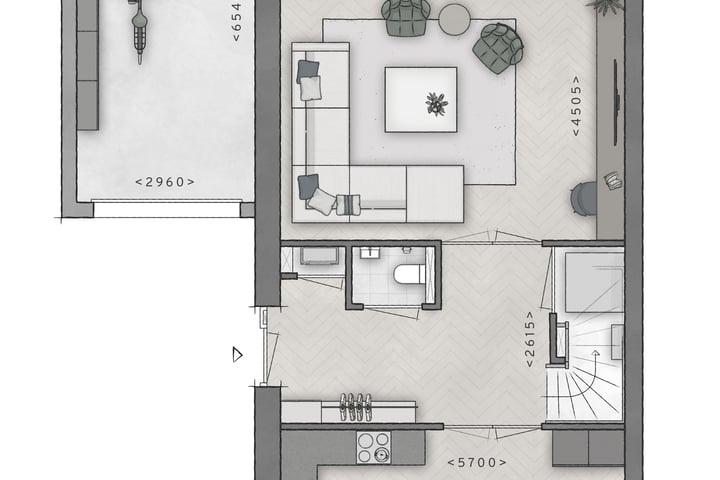 Bekijk foto 10 van Twee-onder-één-kapwoning - 6000 | bnr. 536