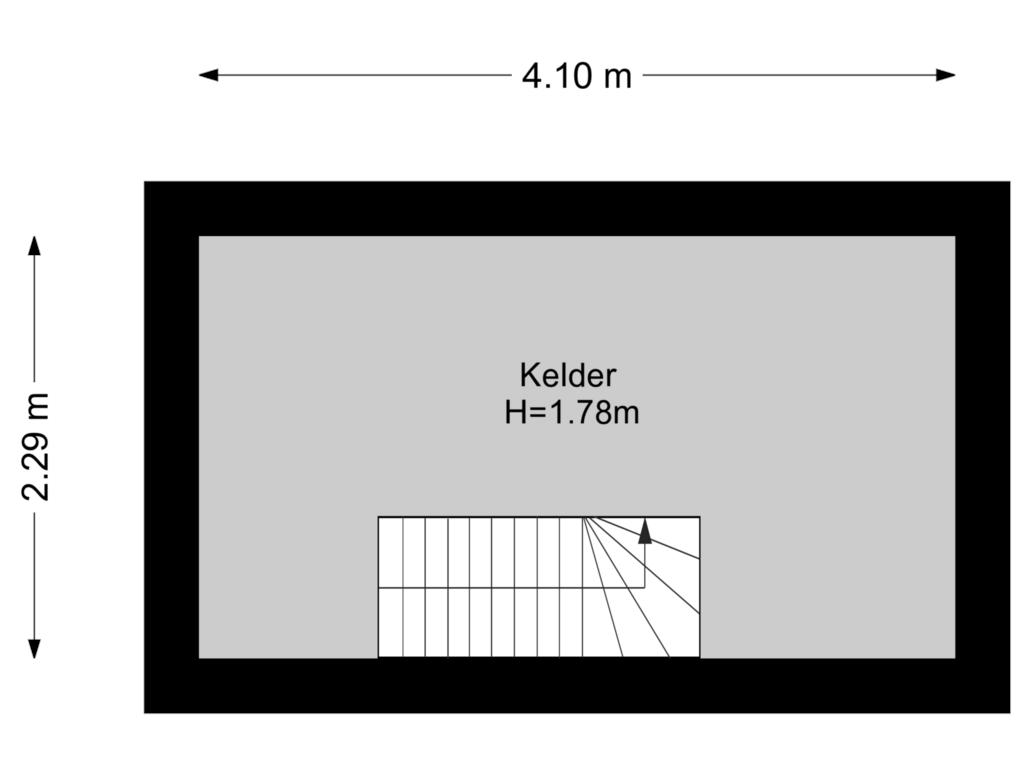 Bekijk plattegrond van Kelder van Van Gaverenlaan 11