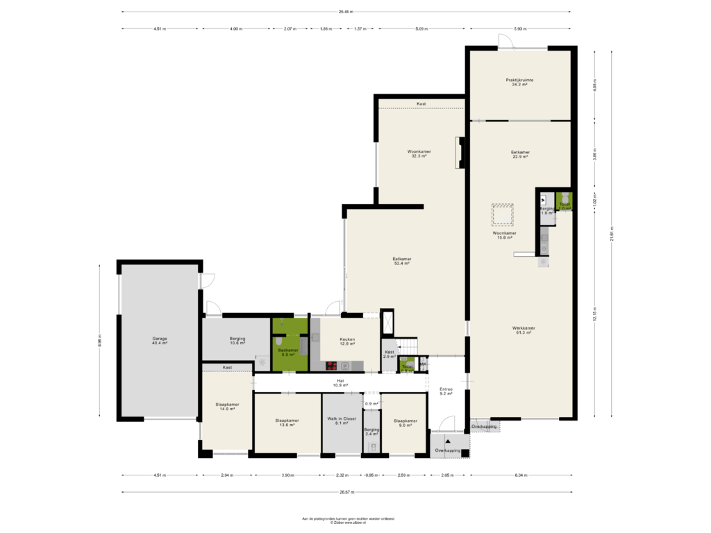 Bekijk plattegrond van Begane grond van Belenbroeklaan 57