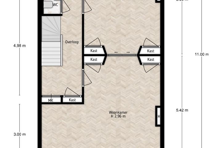 Bekijk foto 26 van Zacharias Jansestraat 19-II+III