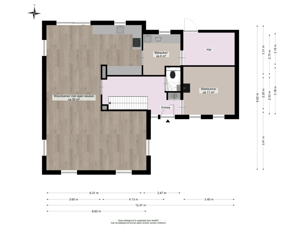 View floorplan of Begane grond of Robbengat 2