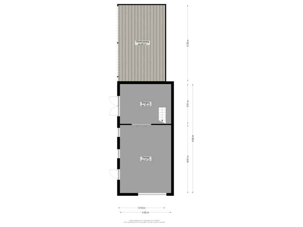 View floorplan of Schuur of Robbengat 2