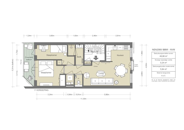 Foto 14 van Cornelis Anthoniszstraat 41-1