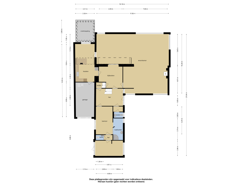 Bekijk plattegrond van Begane grond van Hemelstraat 12