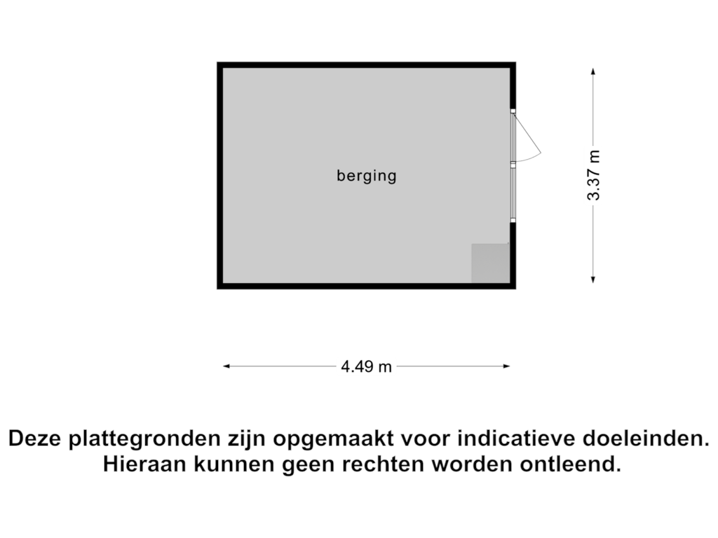 Bekijk plattegrond van Berging van Hemelstraat 12