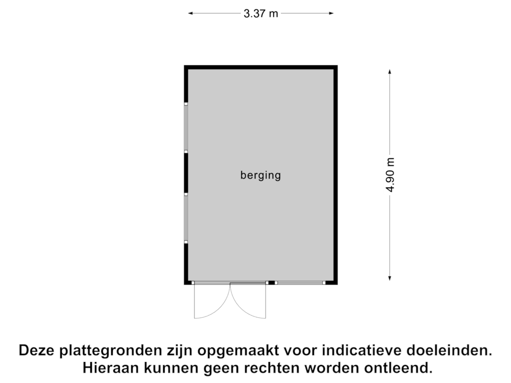 Bekijk plattegrond van Berging2 van Hemelstraat 12