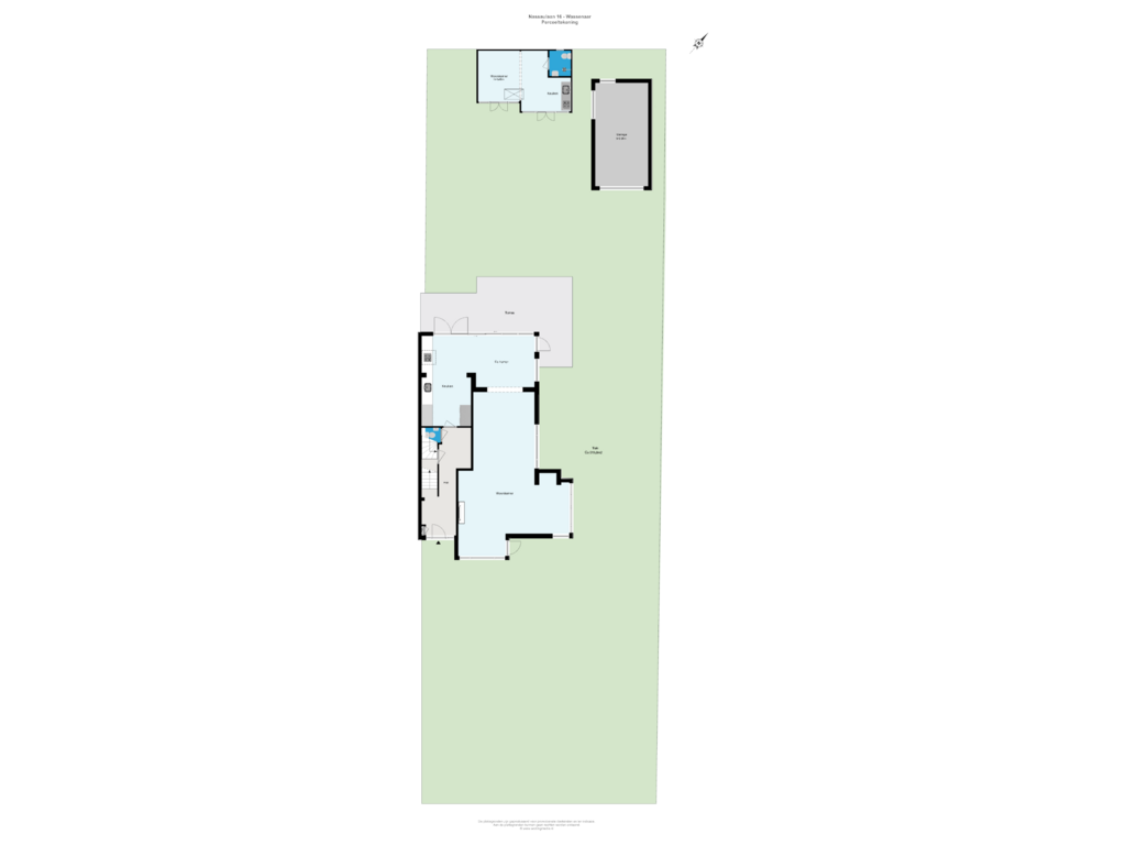 Bekijk plattegrond van Perceeltekening van Nassaulaan 16