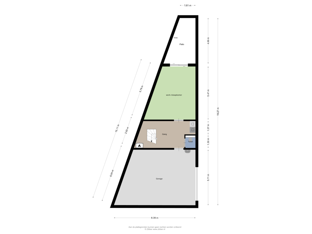 View floorplan of Souterrain of Eeuwigelaan 59