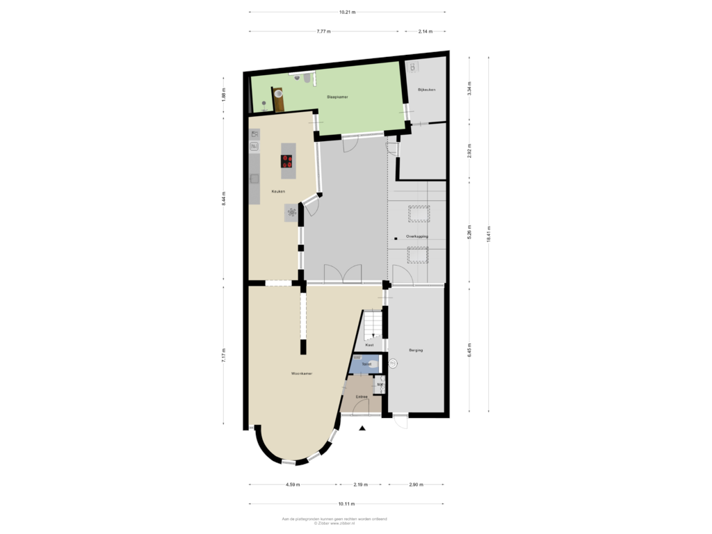 Bekijk plattegrond van Begane grond van Brahmsstraat 3