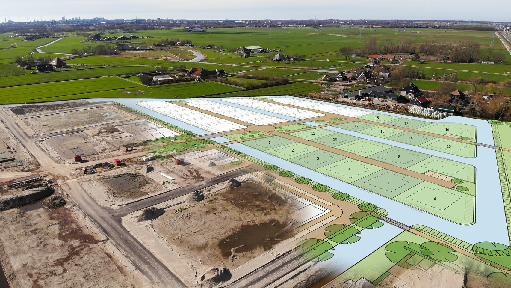 Foto van Vrije Kavels Kreekrijk Assendelft fase 2