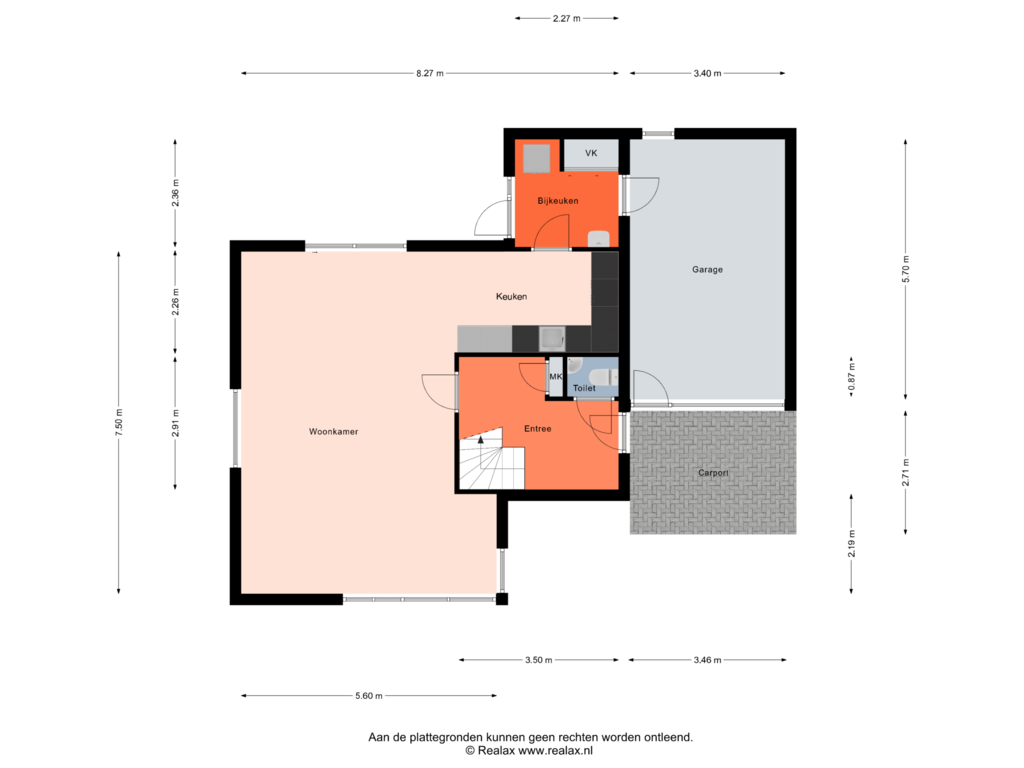 View floorplan of Begane grond of De Aa 2