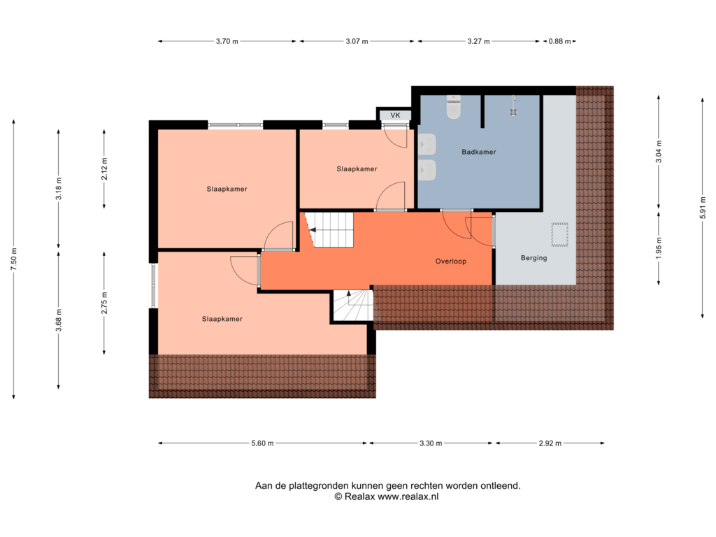 View floorplan of Verdieping 1 of De Aa 2