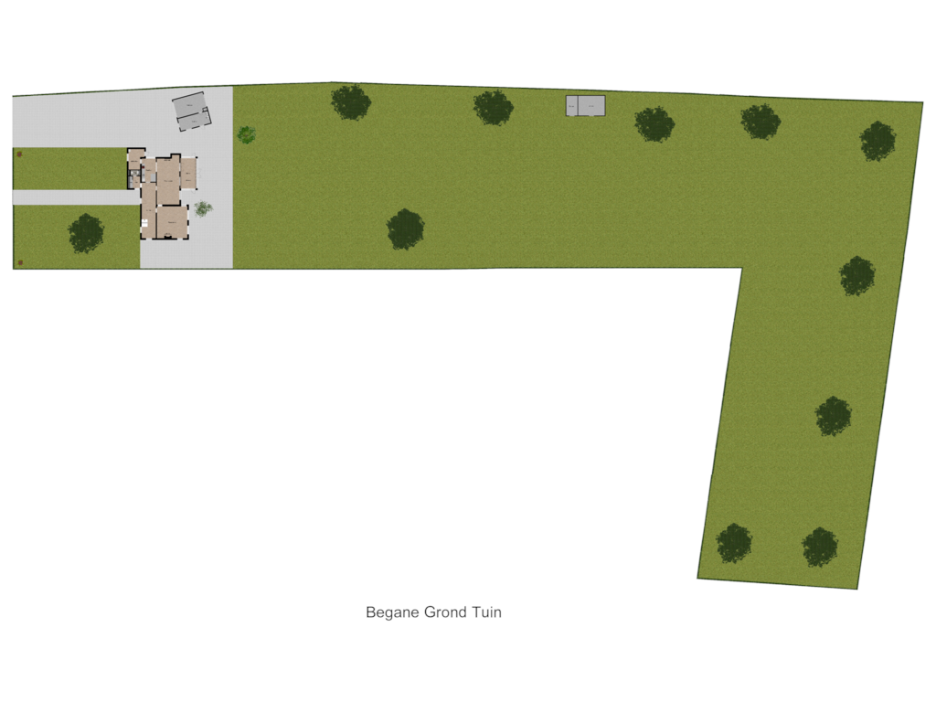 View floorplan of Begane Grond Tuin of 's-Heer Hendrikskinderendijk 120