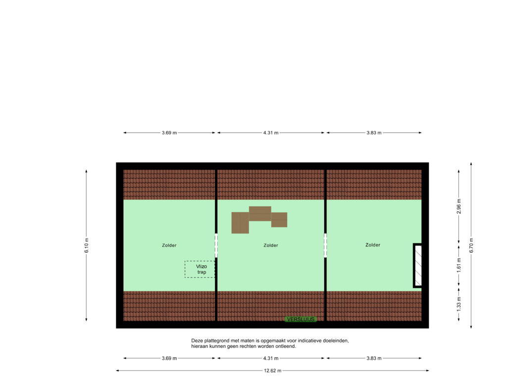 Bekijk plattegrond van Second floor van Eedeweg 1