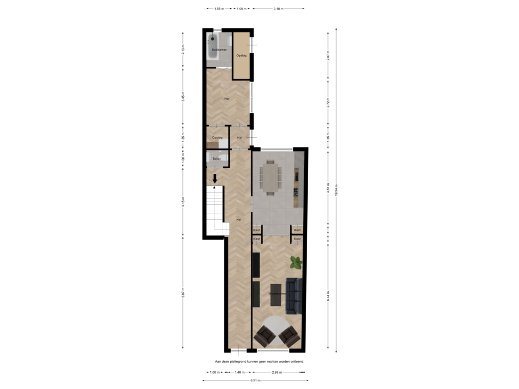 View floorplan of Markt 29, Groede BG of Markt 29