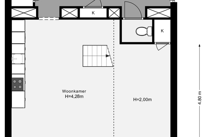 Bekijk foto 37 van 1e Pijnackerstraat 38-H